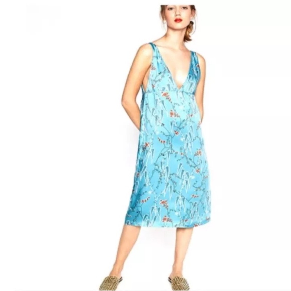 Zara Floral Midi Dress